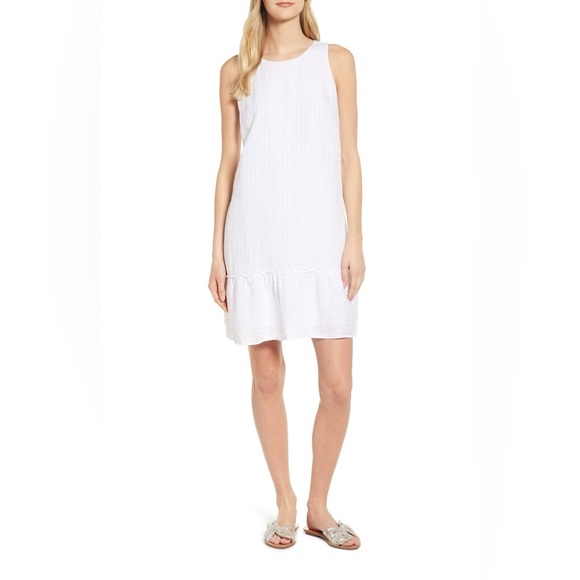Tommy Bahama Porte Fino Sleeveless Linen Blend Shift Dress - Size XS - Picture 2 of 10